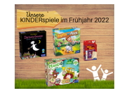 Neu im Frühjahr 2022 - Die HUCH! Highlights im Kinderspiel