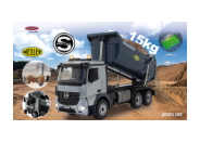 Schwierigste Einsätze mit dem RC Muldenkipper Mercedes-Benz Arocs Metal Meiller 1:20