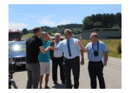 Hoher Besuch im neuen Jamara Logistik-Zentrum