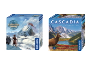 Cascadia, Cartaventura und mehr: Neue Spielehighlights bei KOSMOS