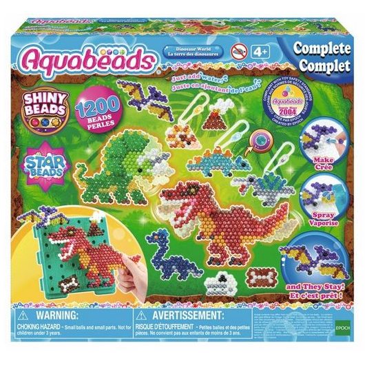 Das neue Aquabeads Dinosaurier Bastelset von EPOCH