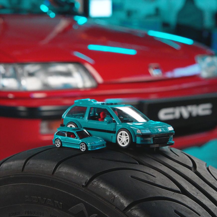 Mattel Brick Shop™ & Hot Wheels®: Neue Honda-Bausätze