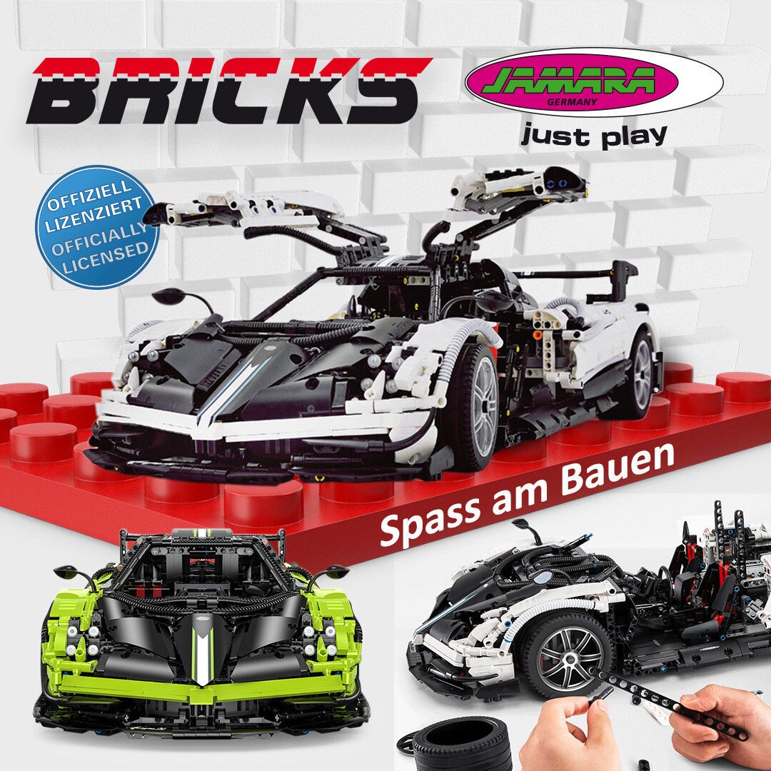 Supersportwagen Pagani Huayra_als Bricks-Technik Modellbausatz