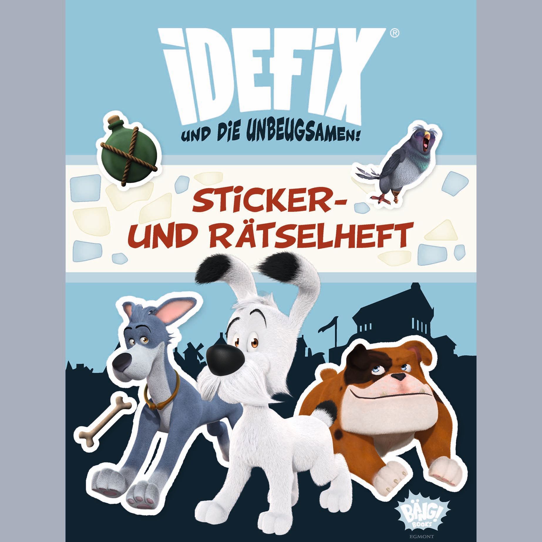 Egmont BÄNG! Books bringt Sticker- und Rätselspaß mit Idefix!