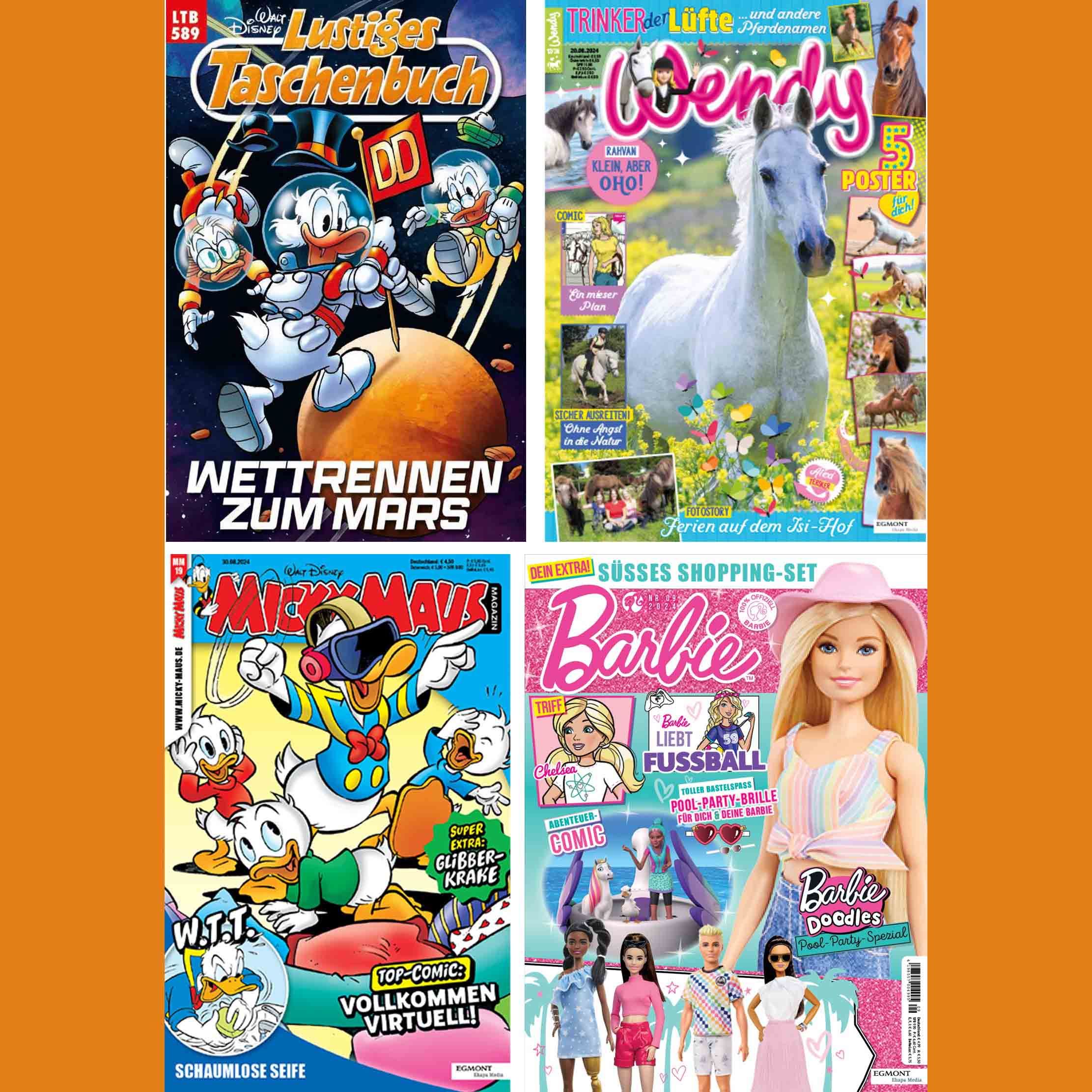 Egmont Ehapa Media überzeugt mit starken Reichweiten im KINDER MEDIEN MONITOR 2024