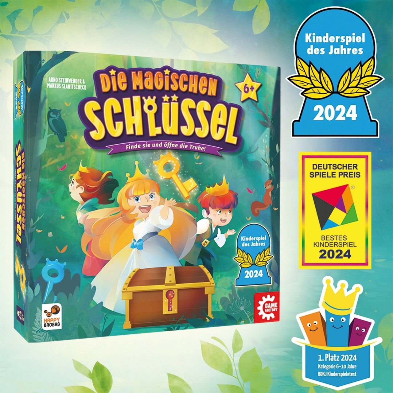 Deutscher Kinderspiel Preis 2024: Die magischen Schlüssel zum dritten Mal ausgezeichnet!