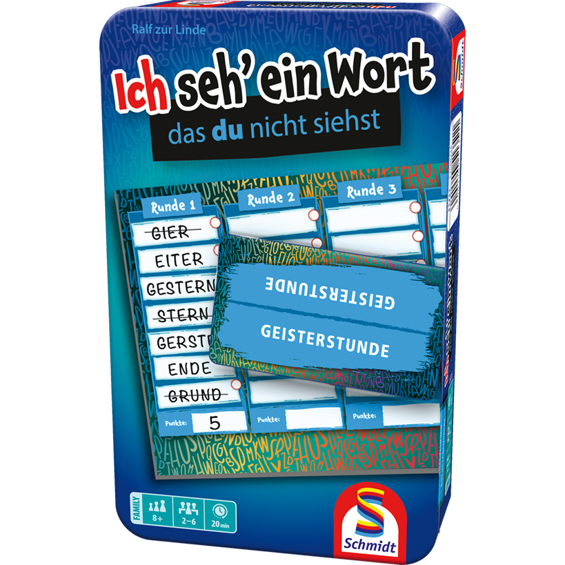 Neues Wortsuchspiel für unterwegs: „Ich seh‘ ein Wort“, das du nicht siehst