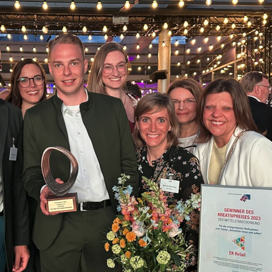 EK gewinnt Kreativpreis 2023 des ZGV-Mittelstandsverbundes