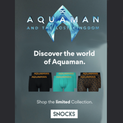 Aquaman and the Lost Kingdom Kollektion von Snocks