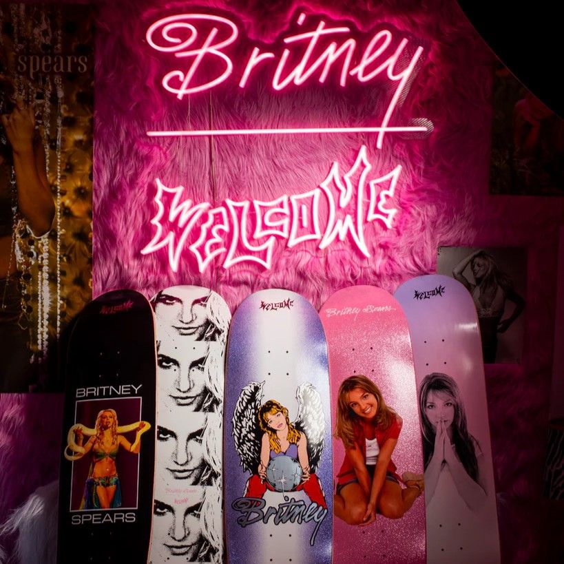 Britney Spears x Welcome Skateboards Drop Exclusive Collaboration