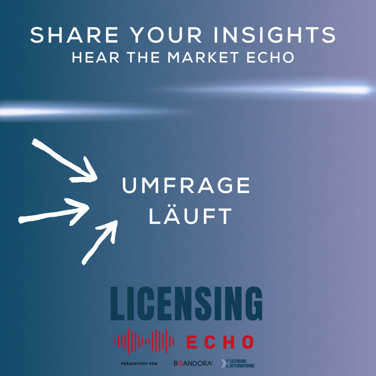 Der Startschuss ist gefallen – Licensing Echo startet heute mit der ersten Umfrage zu Markttrends 2024!