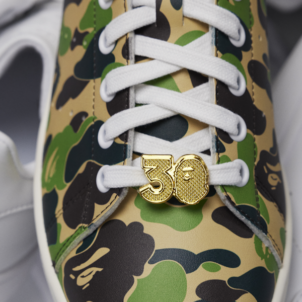 Adidas and BAPE® announce the latest iteration of their collaborative 30th anniversary Stan Smith Sneakers