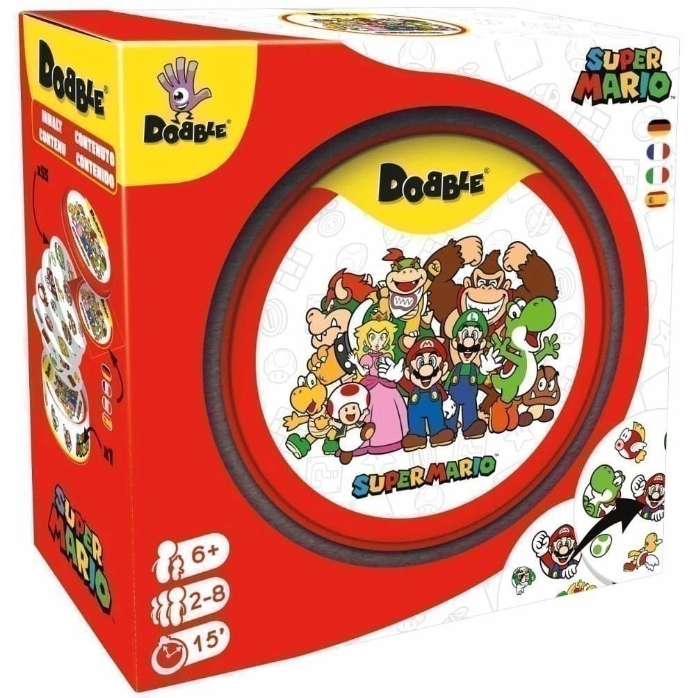 Dobble Super Mario - Die Mario-Welt trifft auf das beliebte Kartenspiel