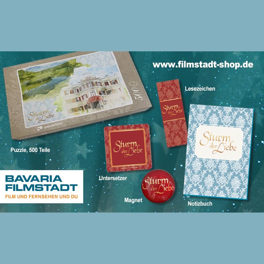 Neue "Sturm der Liebe" - Produkte im Bavaria Filmstadt Shop begeistern Fans