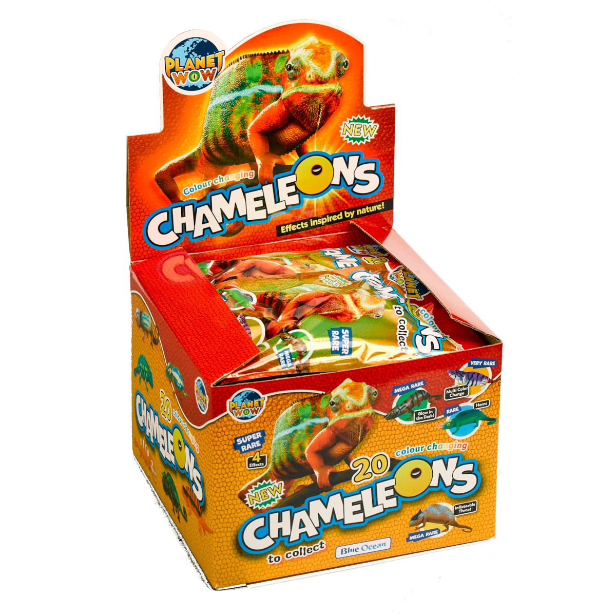 Blue Ocean startet das Magazin Planet Wow mit passender Chamäleon-Sammelserie