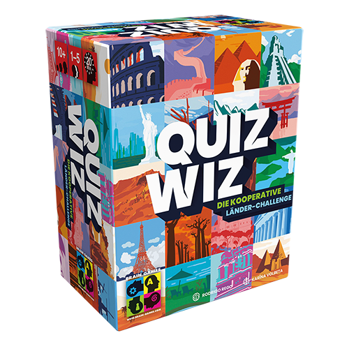 QuizWiz: Die kooperative Länder-Challenge – Schneller Quiz-Spaß für die ganze Familie!