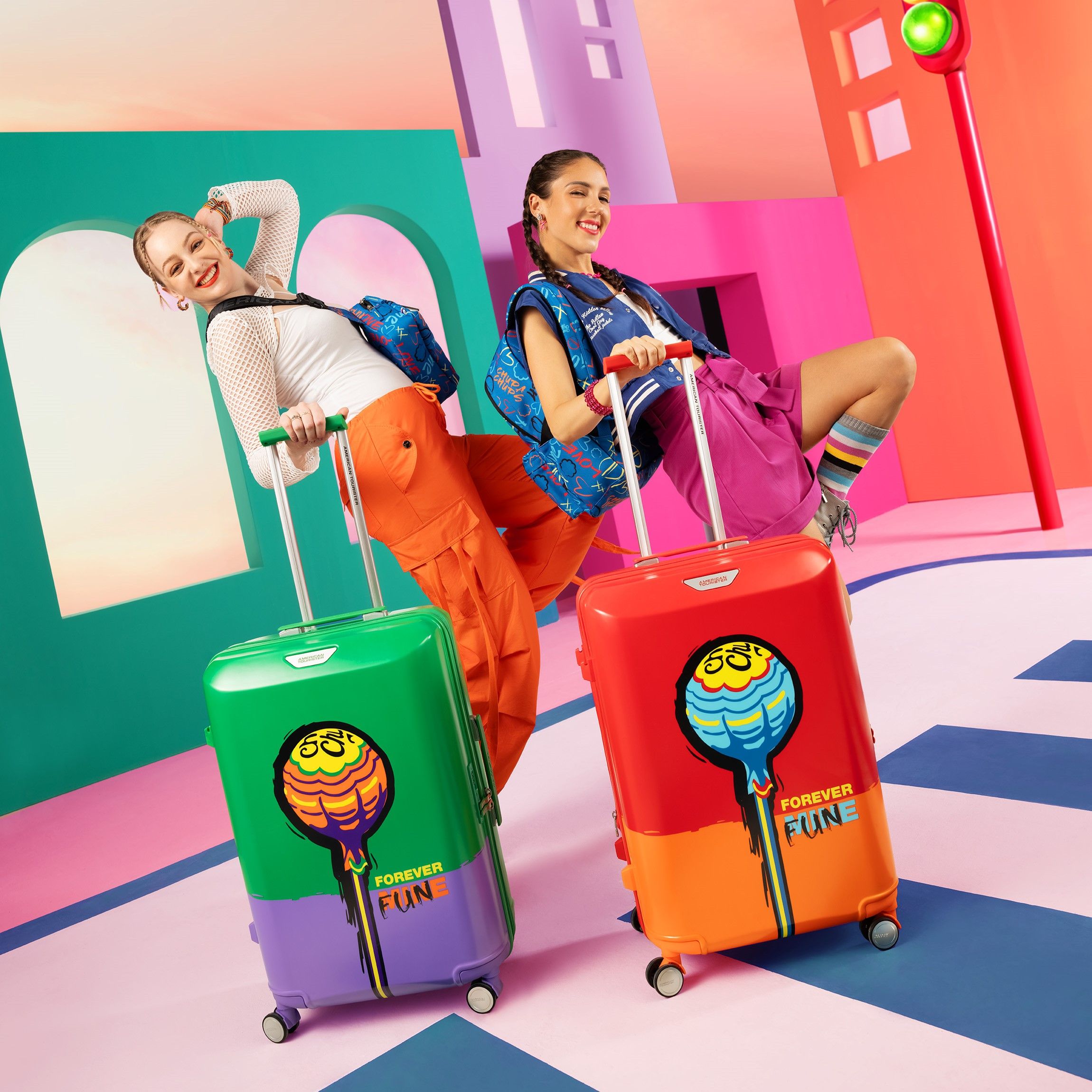 Chupa Chups x American Tourister Rocking The Sweet Travel Collection!