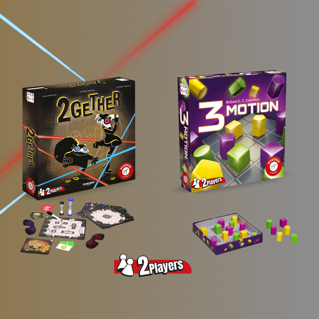 "Gemeinsam oder Gegeneinander? Neue 2-Personen-Spiele von Piatnik"