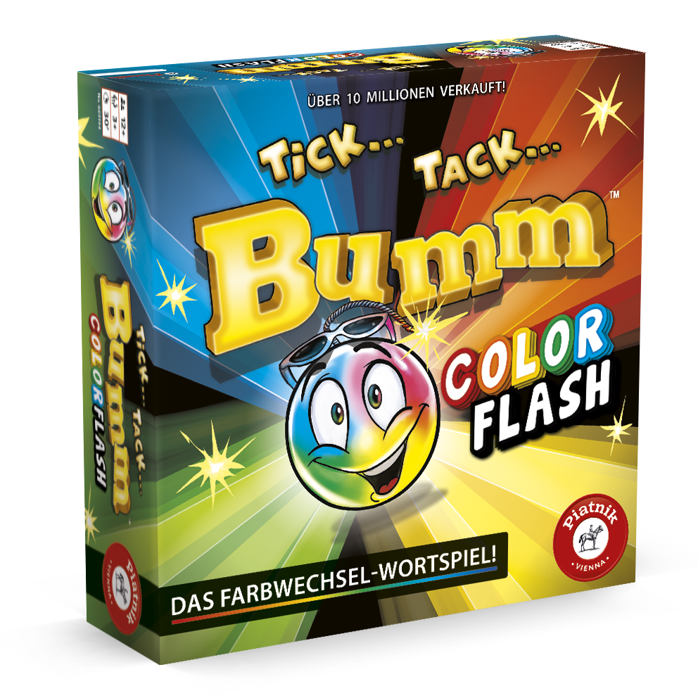 Tick Tack Bumm Color Flash - Explosiver Kracher in Farbe
