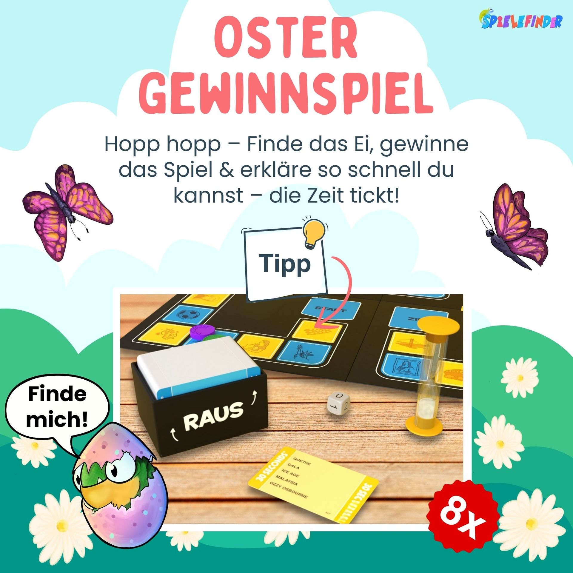 Spielefinder.de startet tägliche Eiersuche