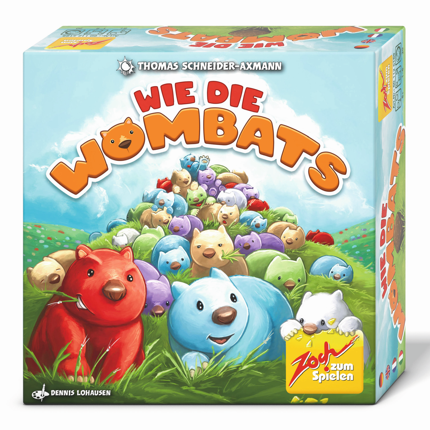 "Wie die Wombats" - Das Schätzspiel mit wuseligen Wombats von Zoch