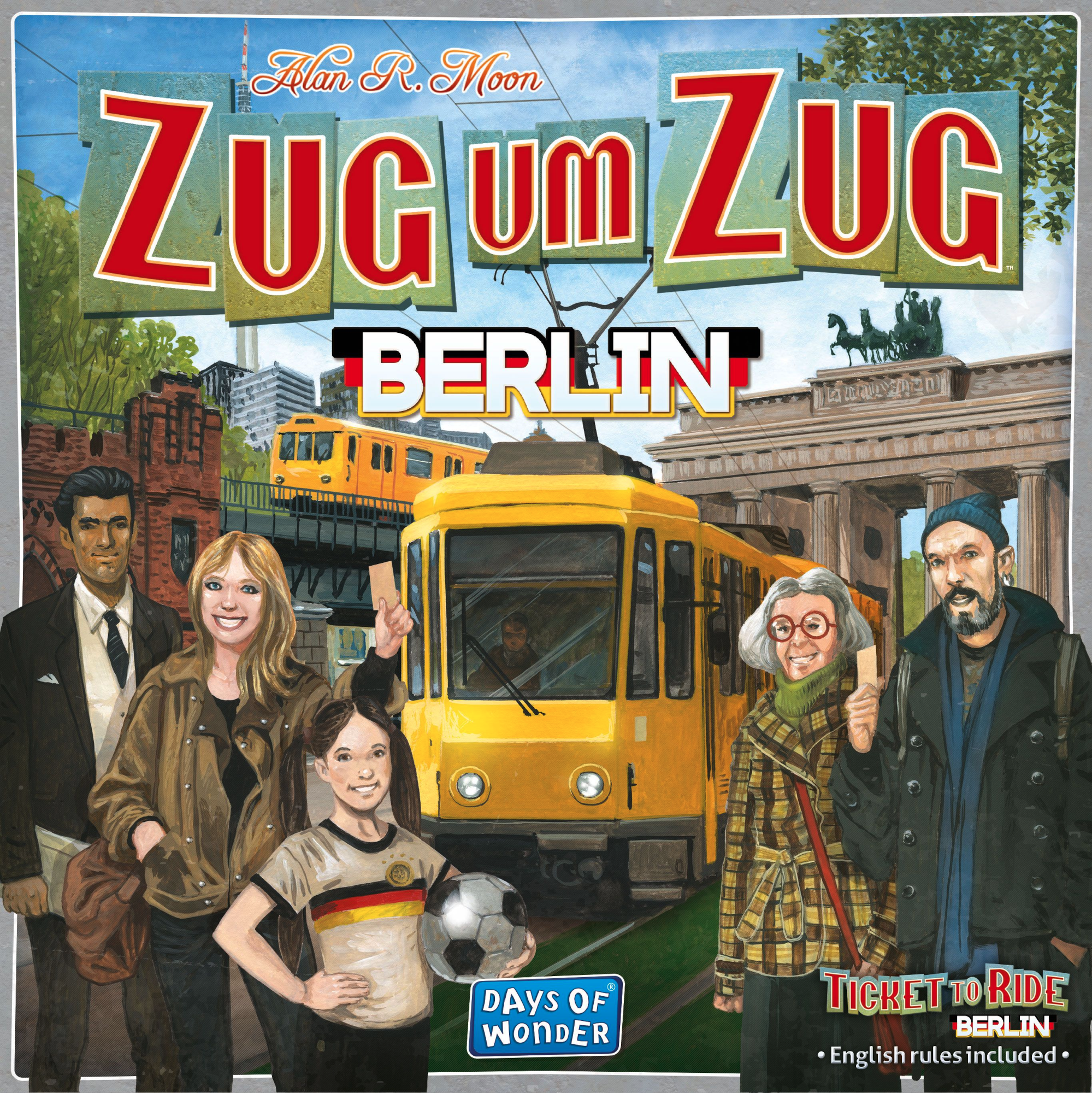 „Zug um Zug: Berlin“ macht erstmals Halt auf der Berlin Brettspiel Con 2023