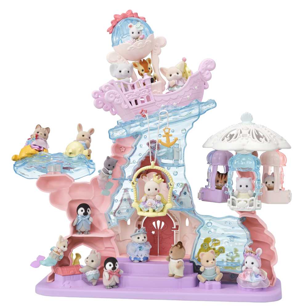 Blubb...willkommen im neuen Sylvanian Families Baby Meerjungfrauen Schloss