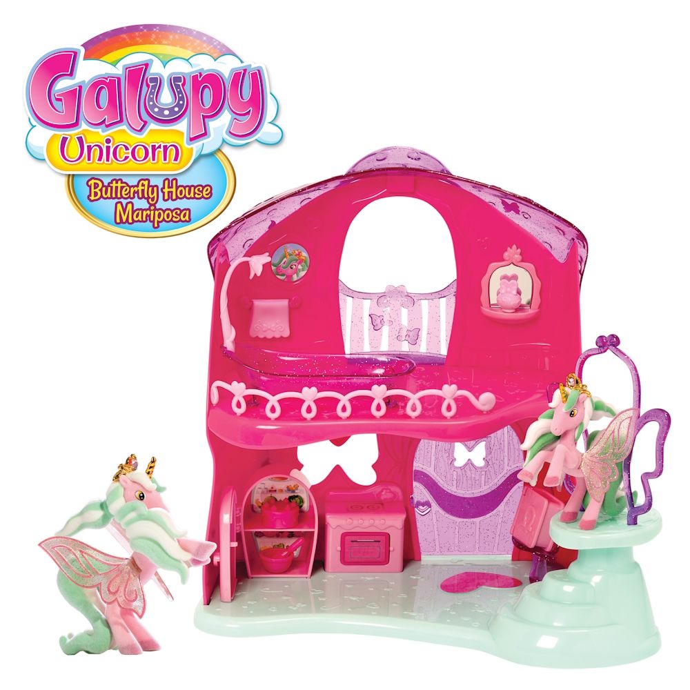 Die Galupy Unicorns erhalten erneut Zuwachs: Das neue Playset 'Butterfly Haus Mariposa' ist da!