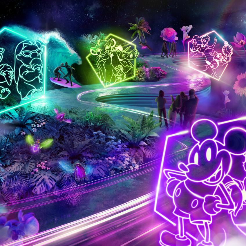 Atemberaubende, multisensorische Pop-Up Erlebnis von Disney