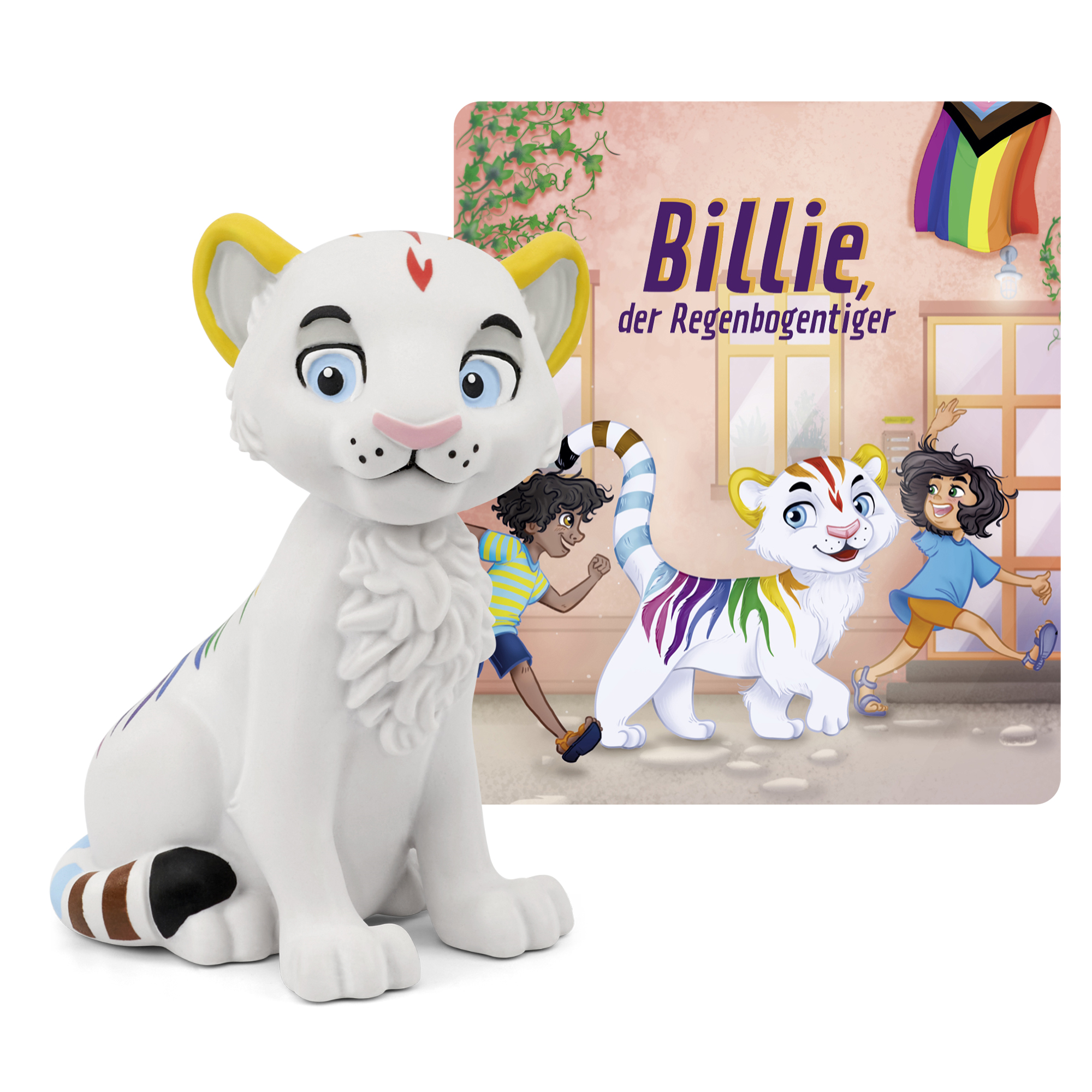 Zum Pride-Month im Juni: tonies launcht Regenbogentiger Billie