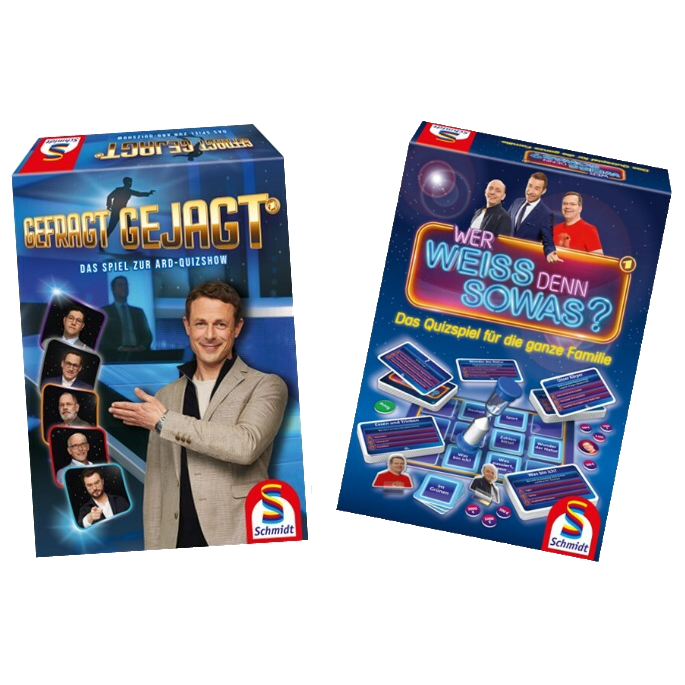 Schmidt Spiele® präsentiert Spielvarianten beliebter TV-Quizshows