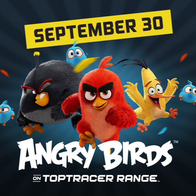 The interactive Angry Birds game will be available at 1000+ Toptracer-enabled golf facilities worldwide