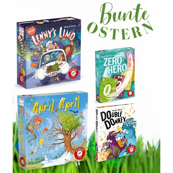 Bunte Spieletipps - Ideal fürs Osternest und die Osterferien