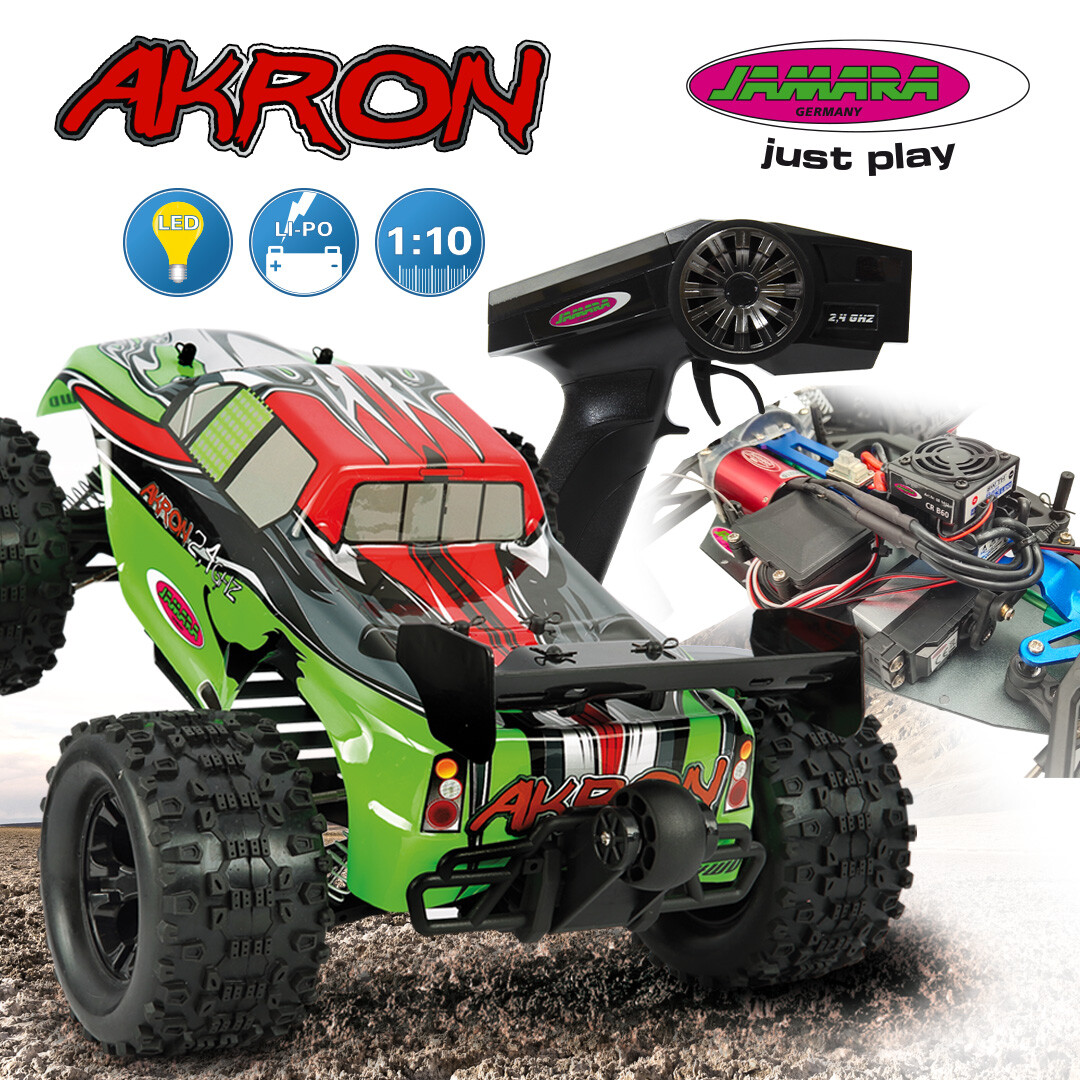 Kaum ein Hindernis ist diesem Raubtier zu steil: Der Akron Monstertruck