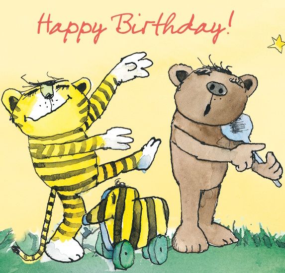 Happy Birthday, Kleiner Tiger, Kleiner Bär und Tigerente!
