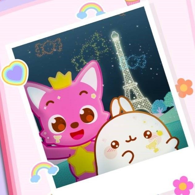 Molang and Pinkfong Finally Meet in Each Other's Universes