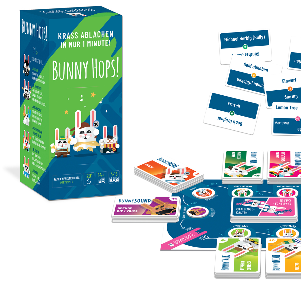 Das beste Partyspiel zur Osterzeit: „Bunny Hops“!
