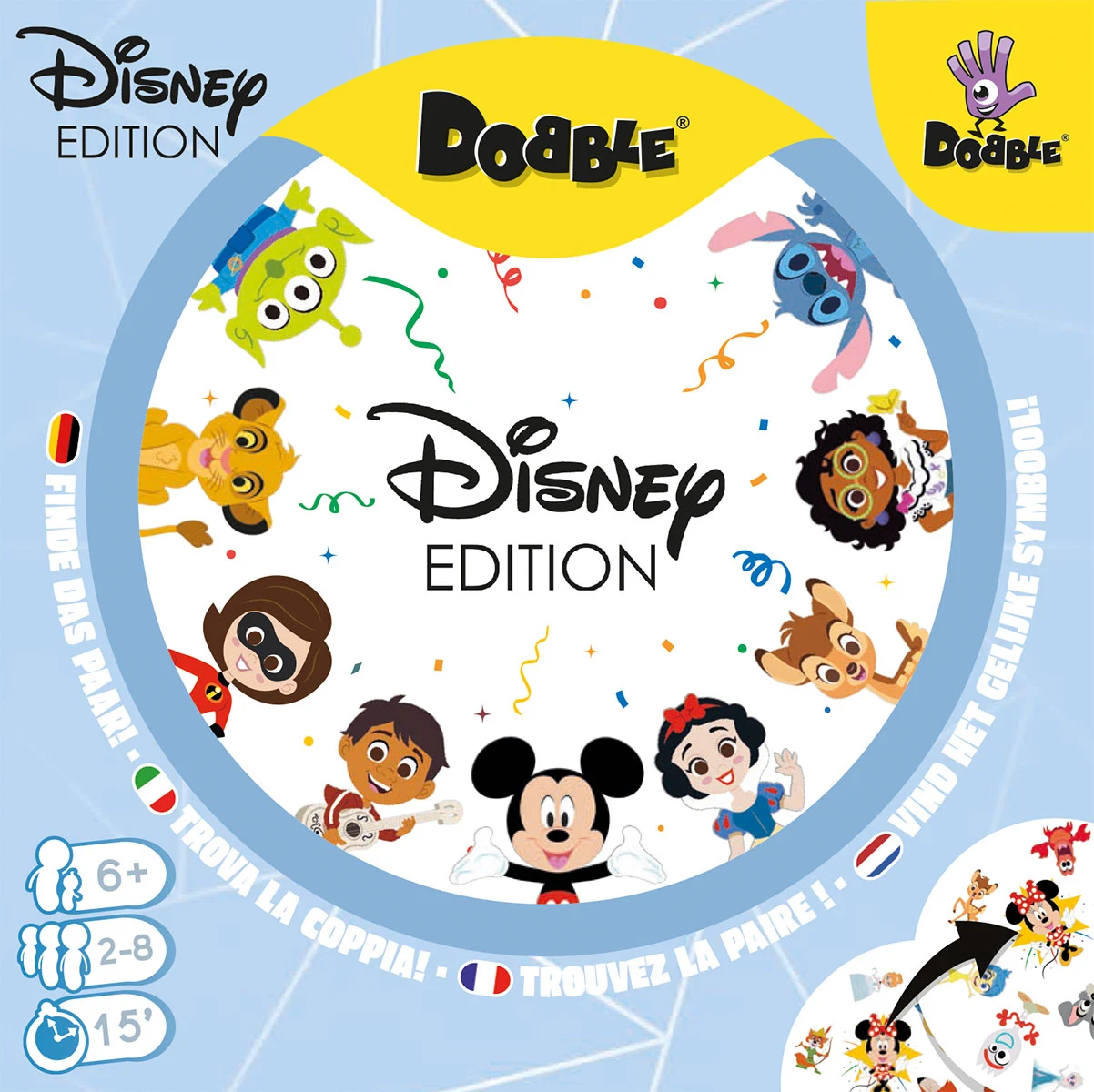 Asmodee bringt Disney-Zauber ins Spiel: Die neue Dobble Disney Edition jetzt erhältlich!