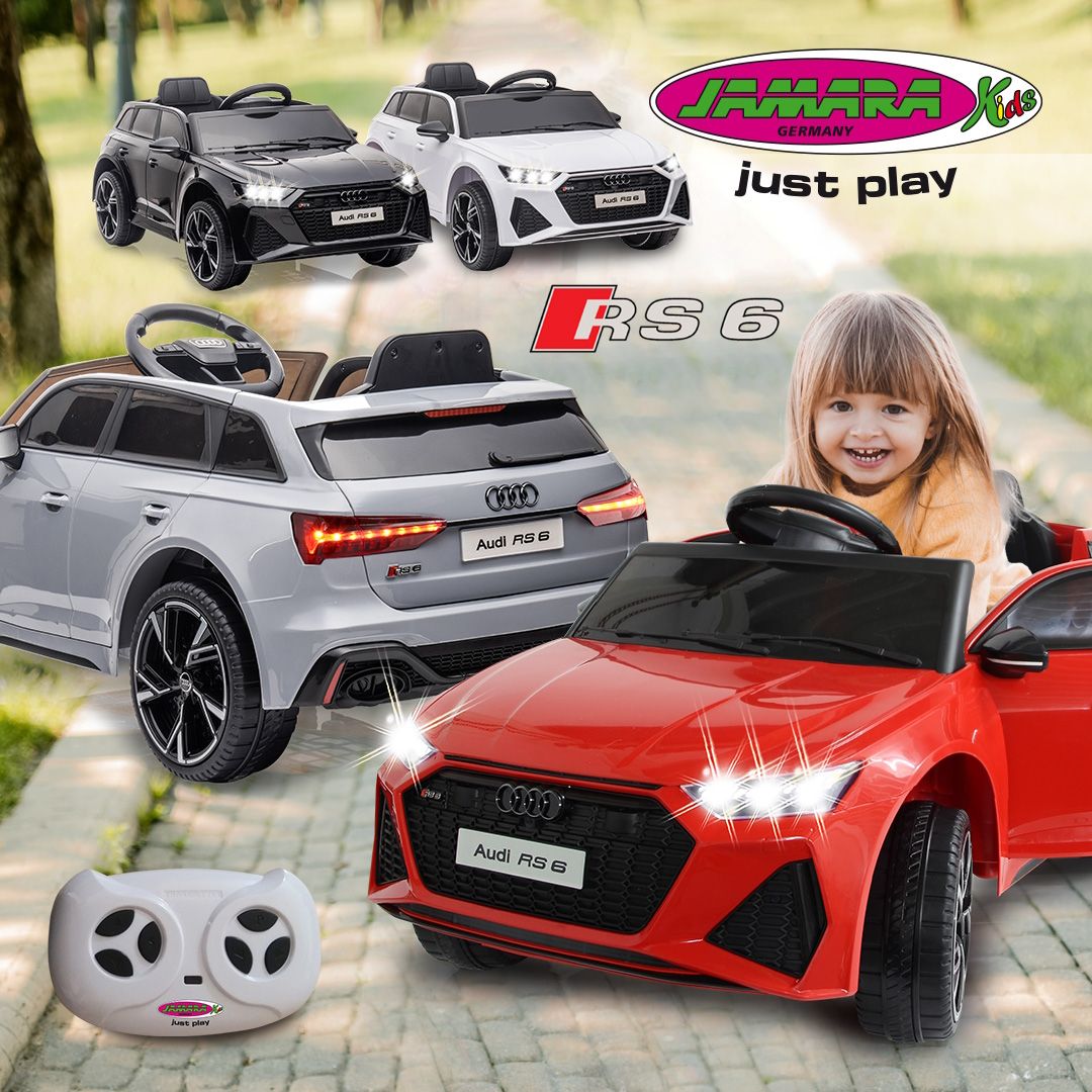 Audi RS 6 Ride-on in vier Farben – Spaß und Stil für die Kleinsten!