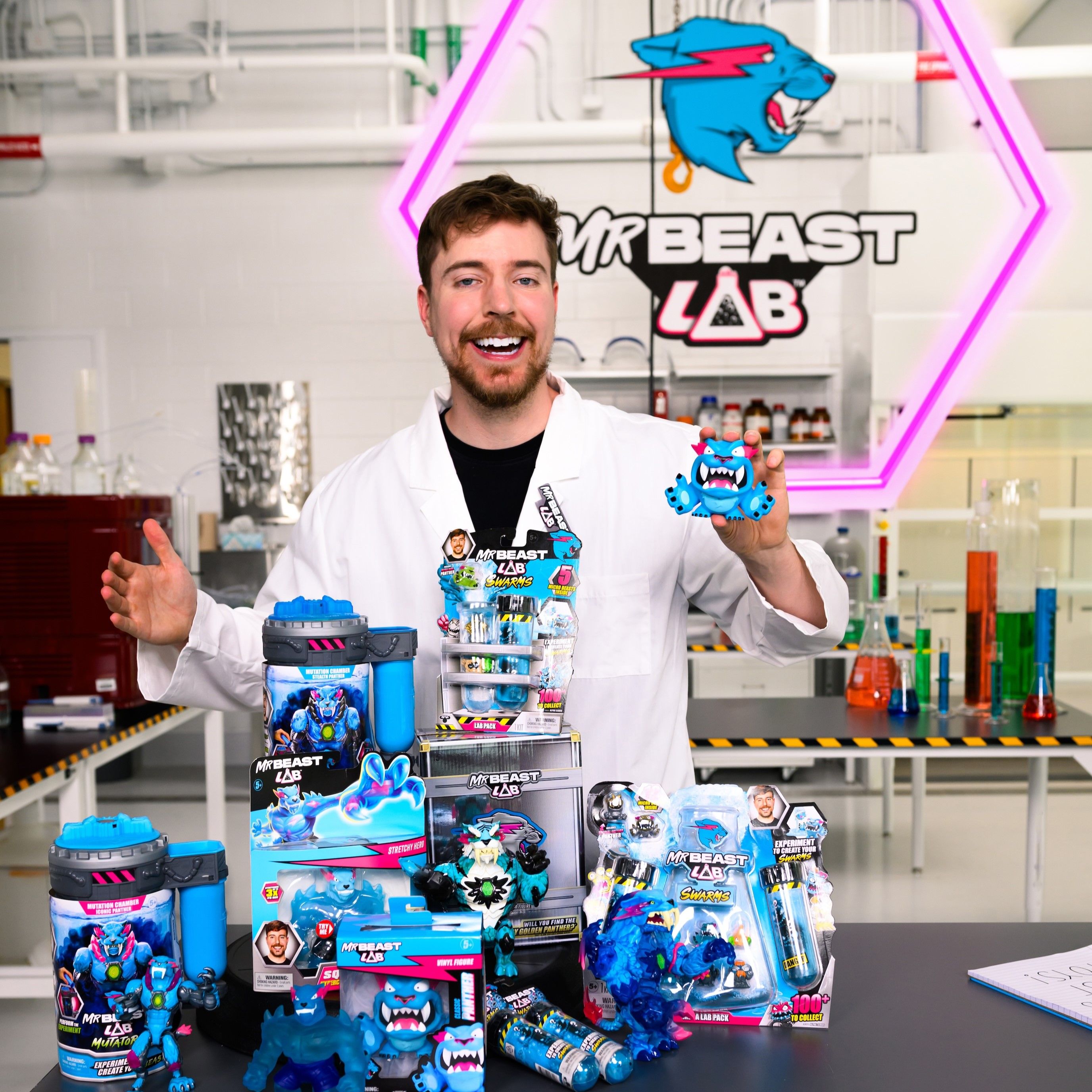 Neue MrBeast Lab Spielzeugserie