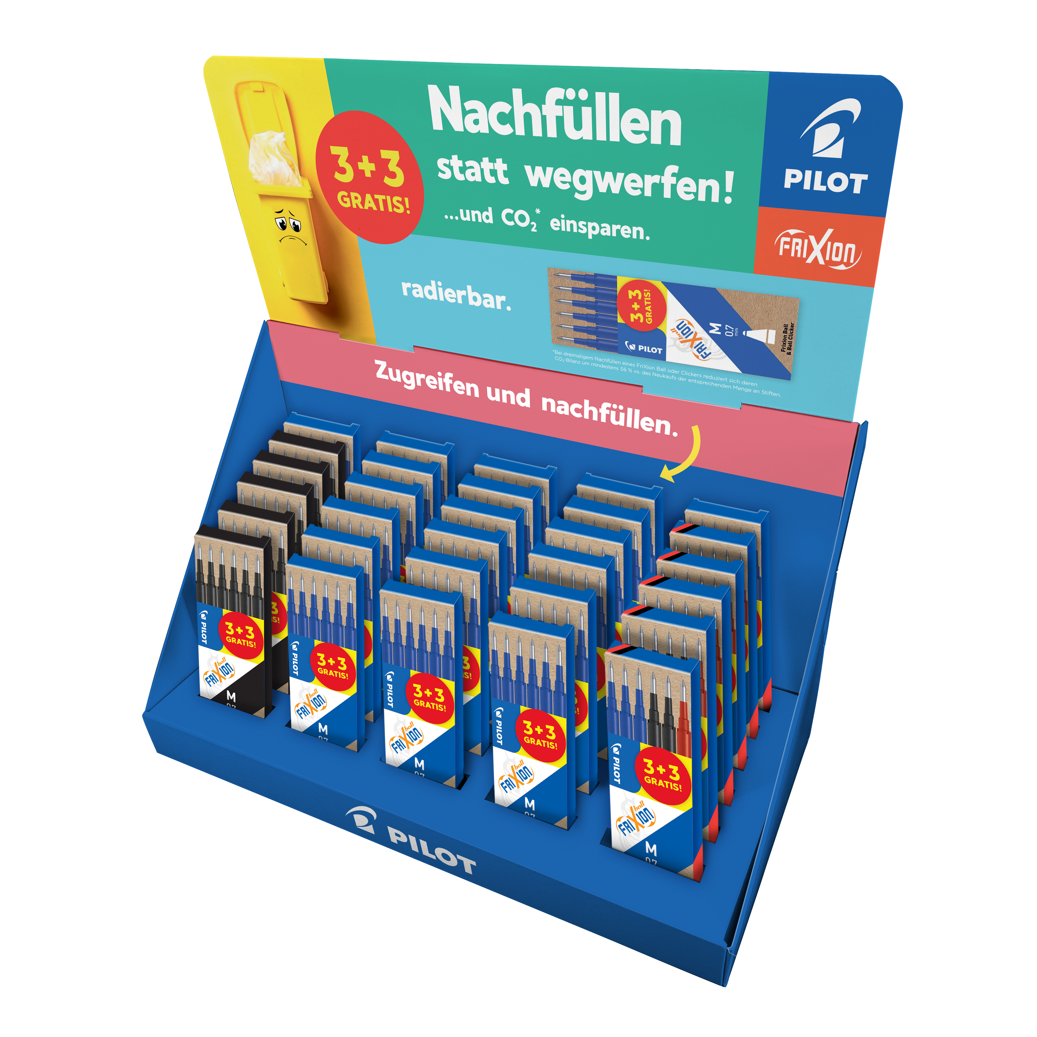 FriXion: Nachfüllminen im Bonus-Pack zum Schuljahresbeginn