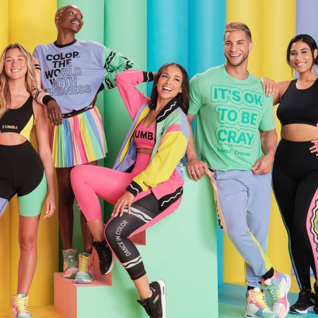 Zumba and Crayola Partner to Launch “Colors of Kindness” Apparel Collection