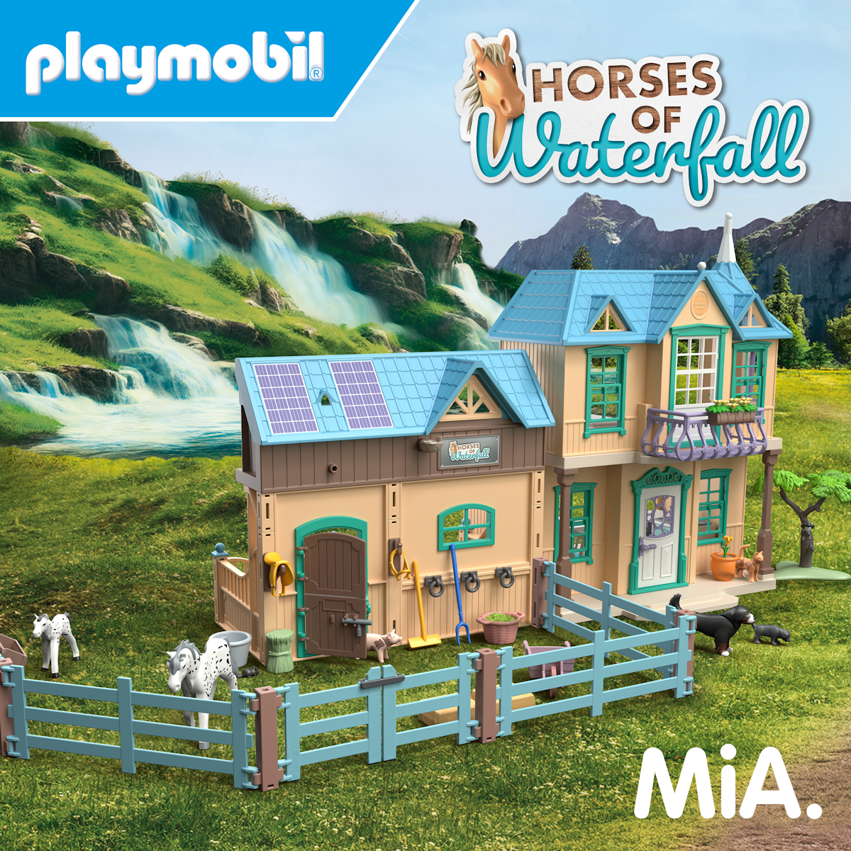 Die neue Spielwelt „Horses of Waterfall“ mit eigenem Titelsong der Berliner Band MiA.
