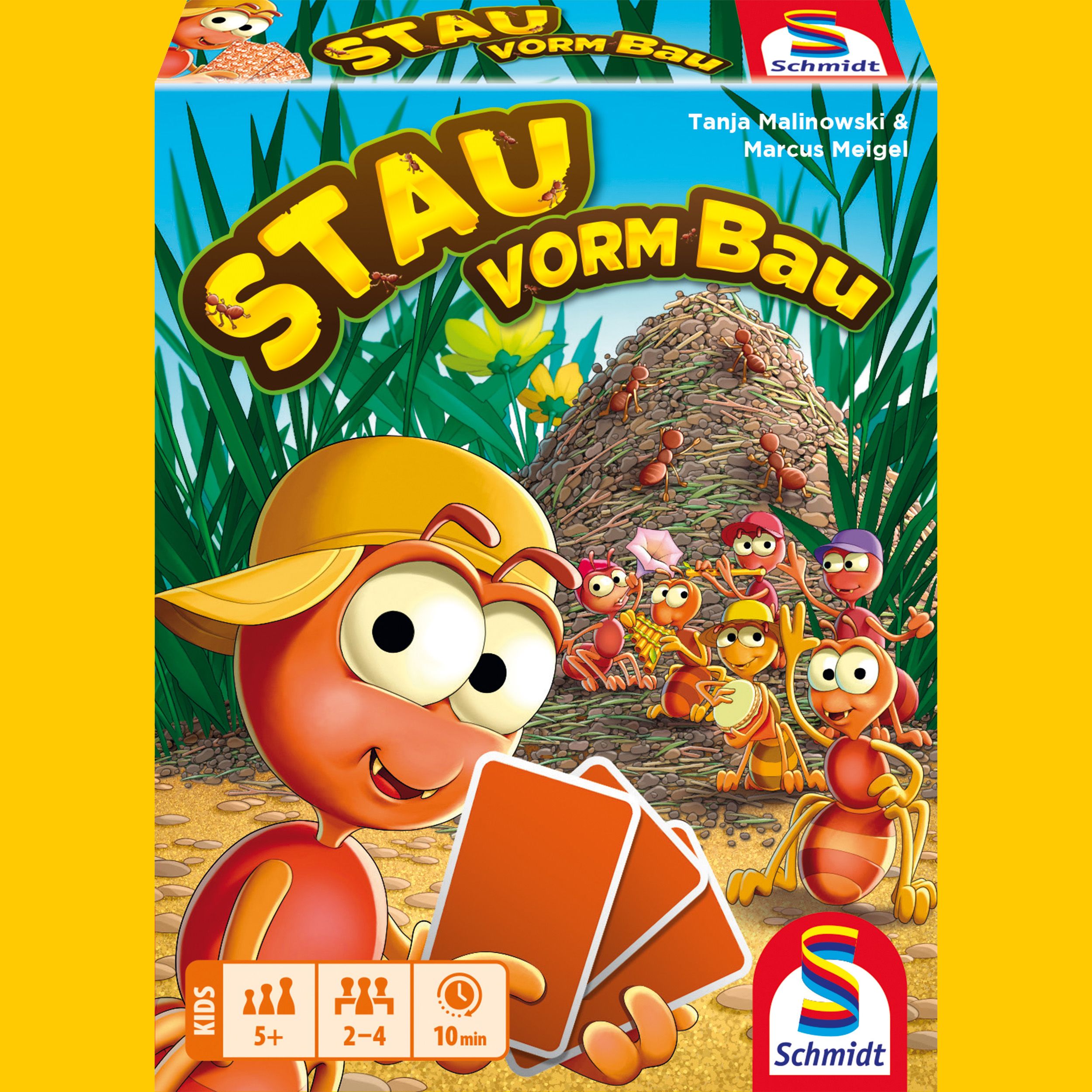 Bei „Stau vorm Bau“ hilft die richtige Ameise: Das neue, schnelle Kinderkartenspiel von Schmidt Spiele®
