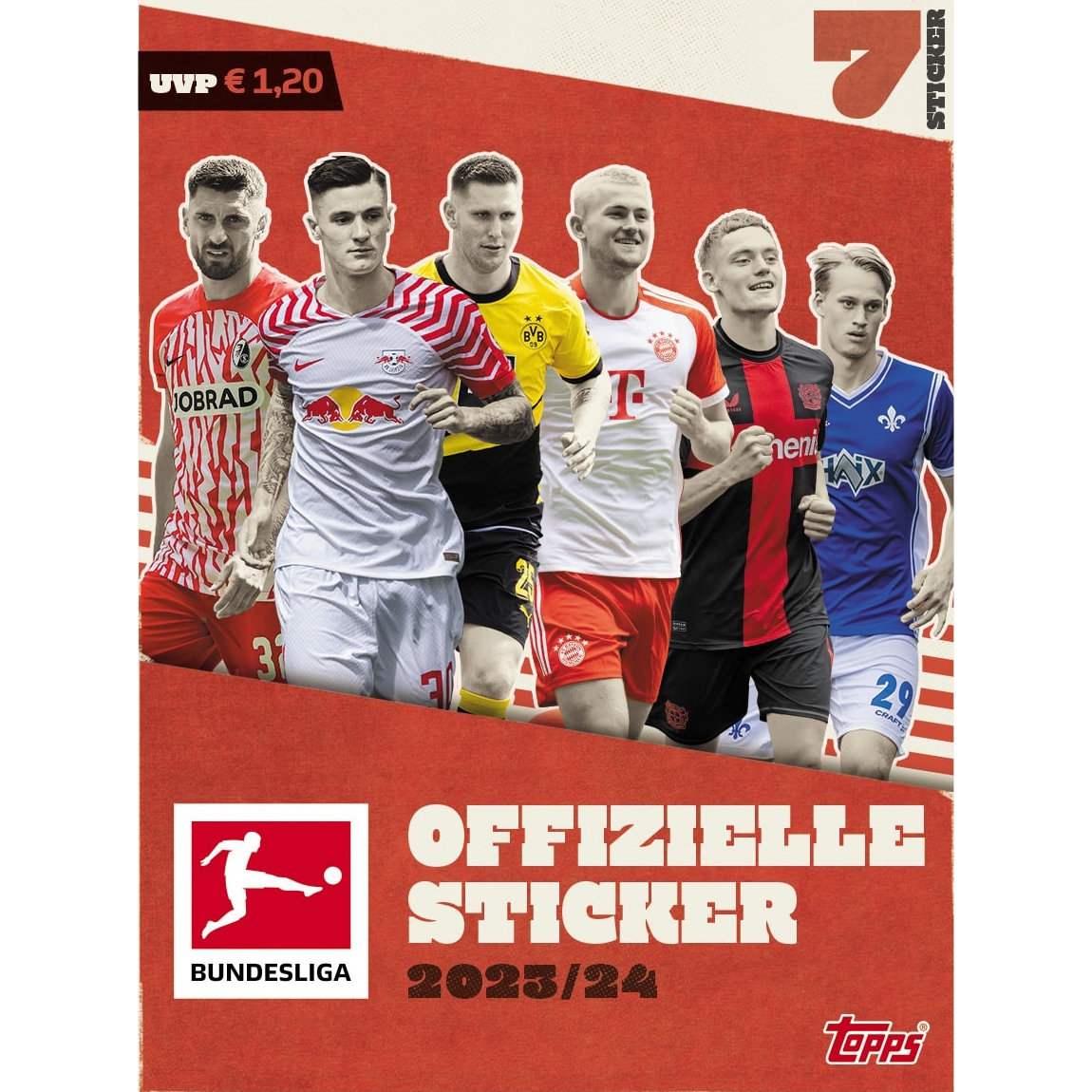 Die offiziellen Bundesliga Sticker 2023/24 von Topps sind endlich erhältlich!