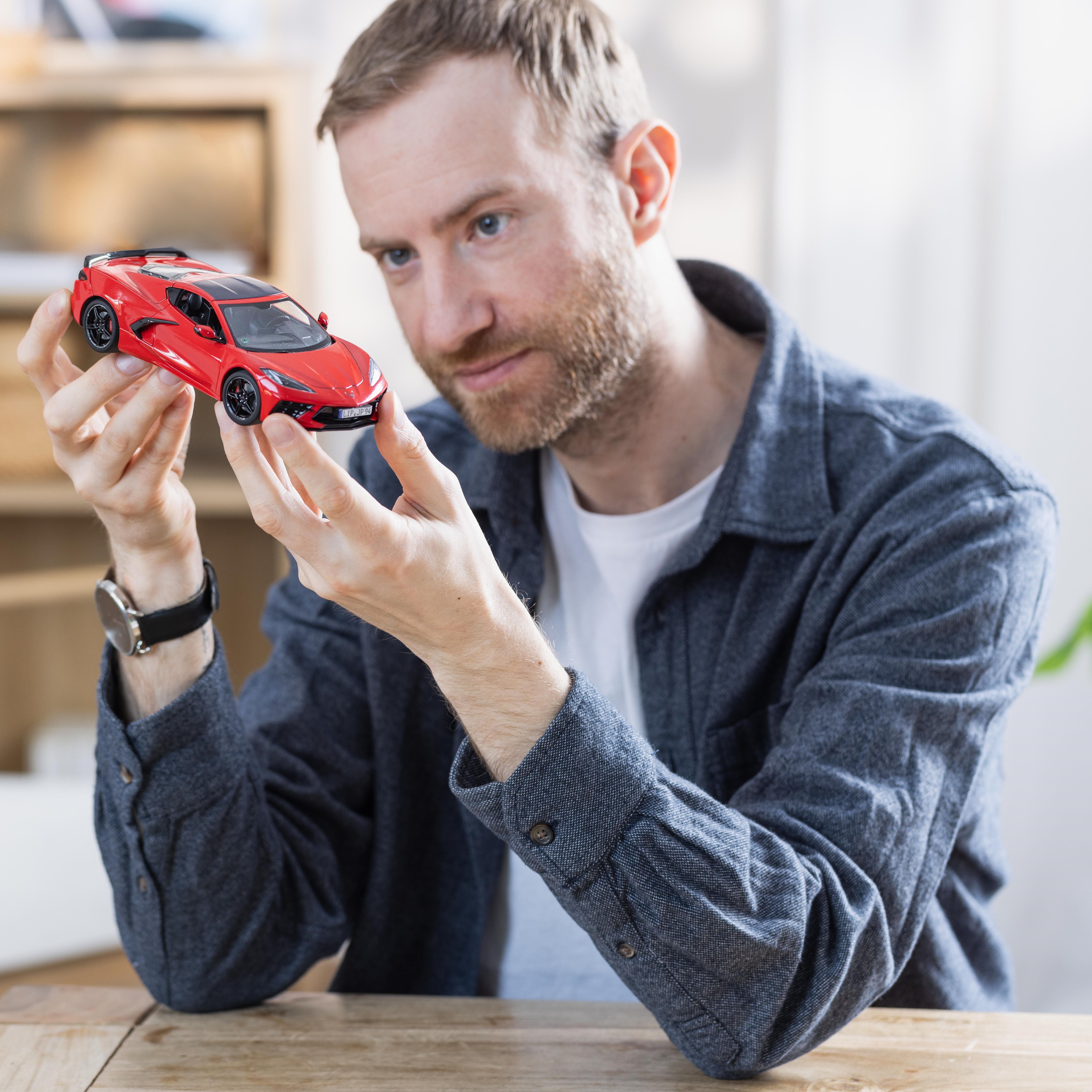 Supersportwagen Corvette® C8 Coupé im Eigenbau von Revell