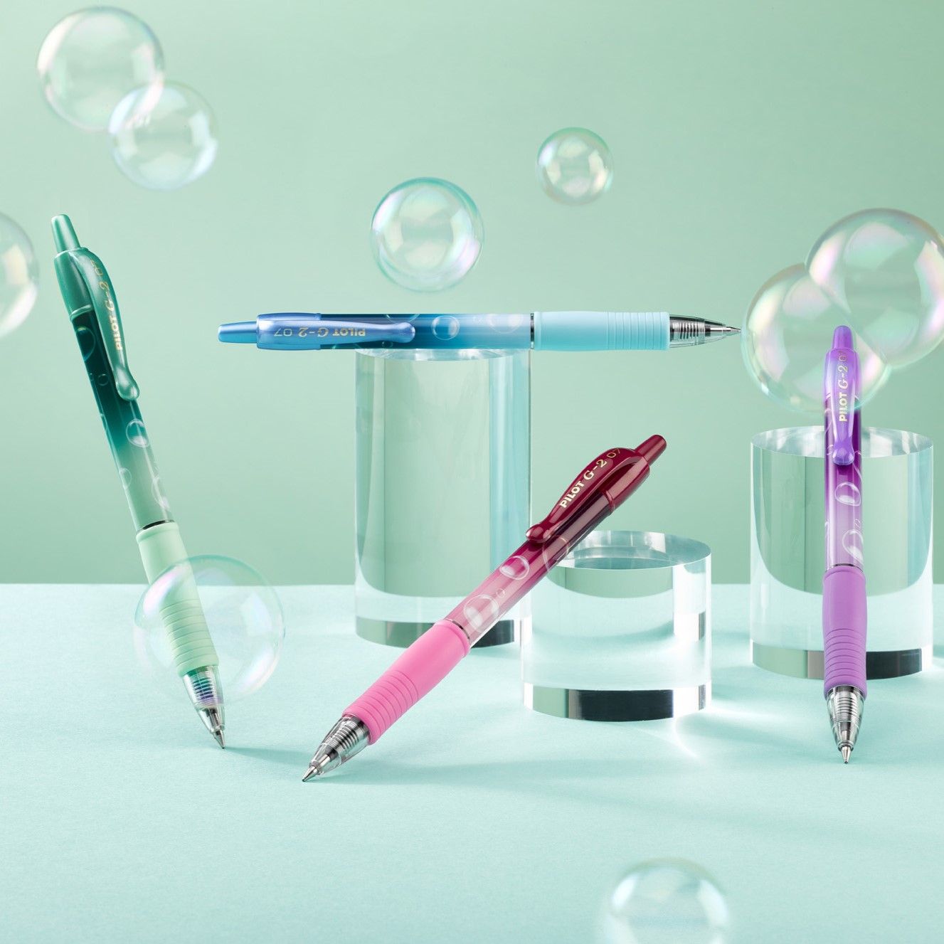 Der Gelschreiber G2 im stylischen Bubble Look