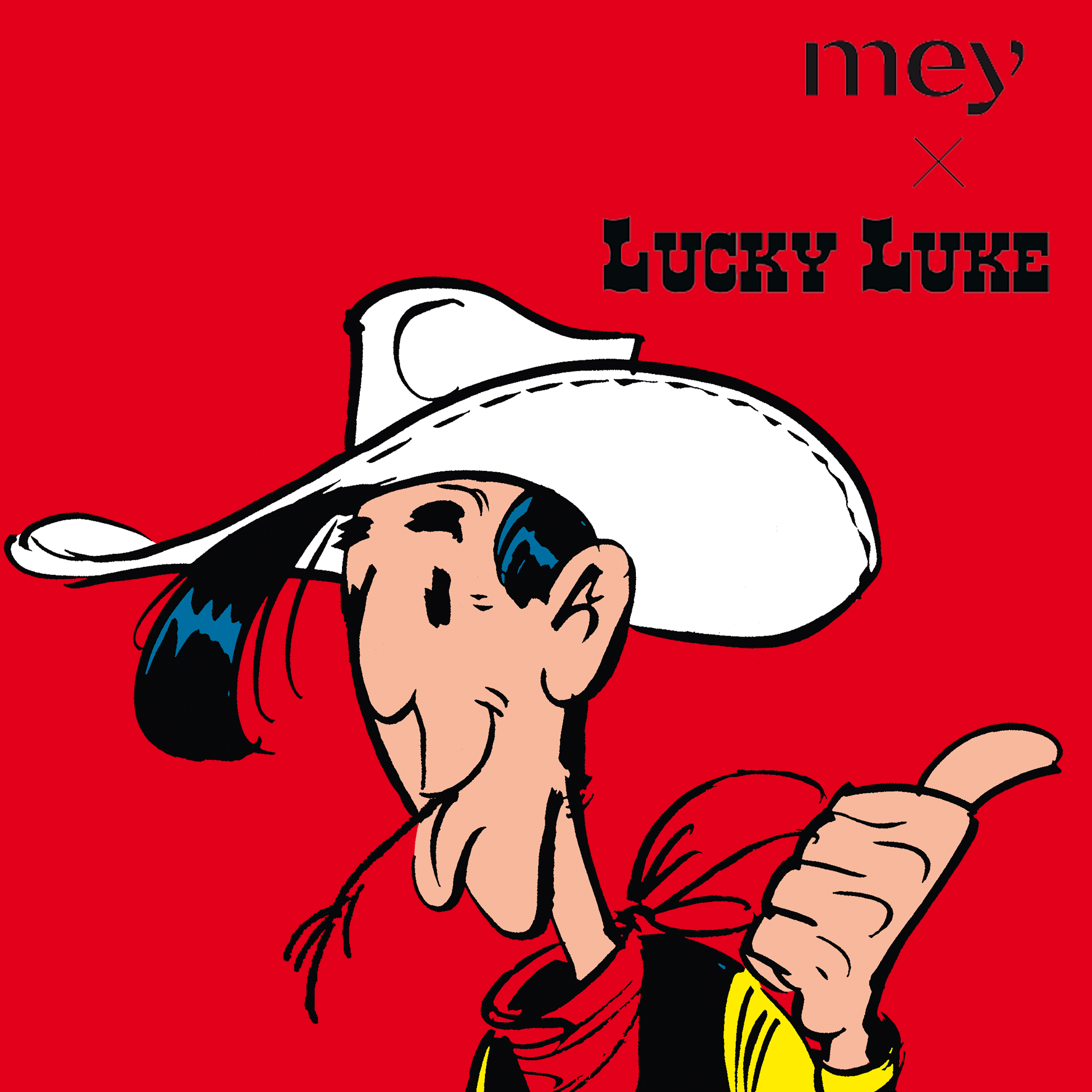 Darin schlafen echte Cowboys – Lucky Luke  x mey