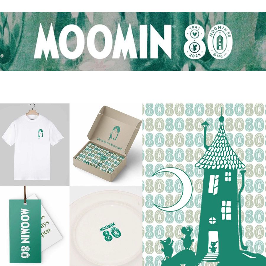 Die Moomins feiern 80-jähriges Jubiläum mit dem Motto: "Die Tür steht immer offen"