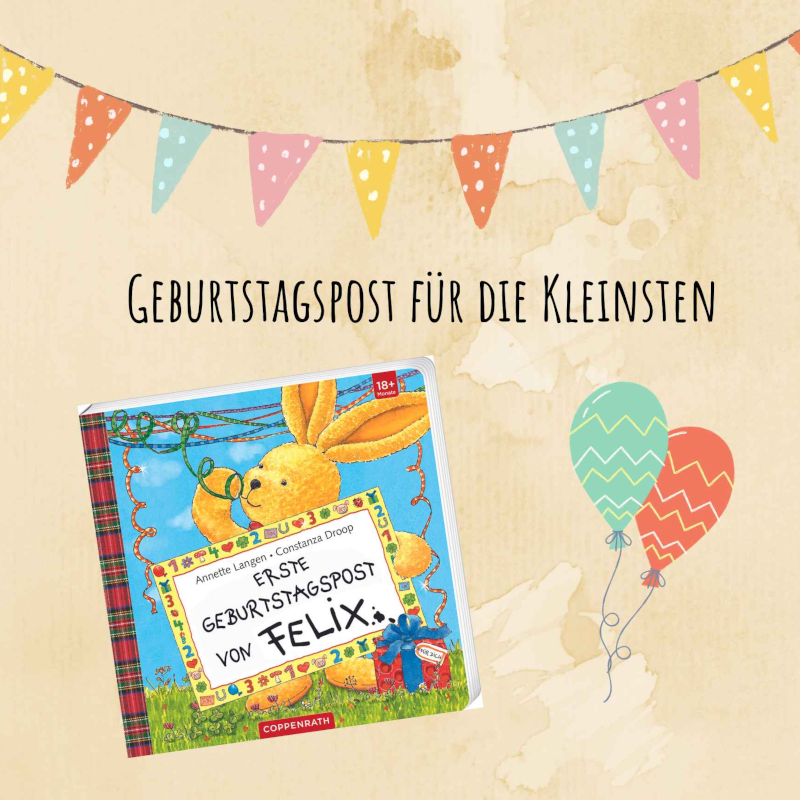 Der kleine Hase gratuliert den Kleinsten!